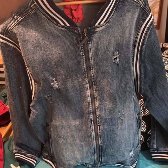 Antonio Designs Custom Umoja Native Washed Denim Jacket - Picture 3 of 5